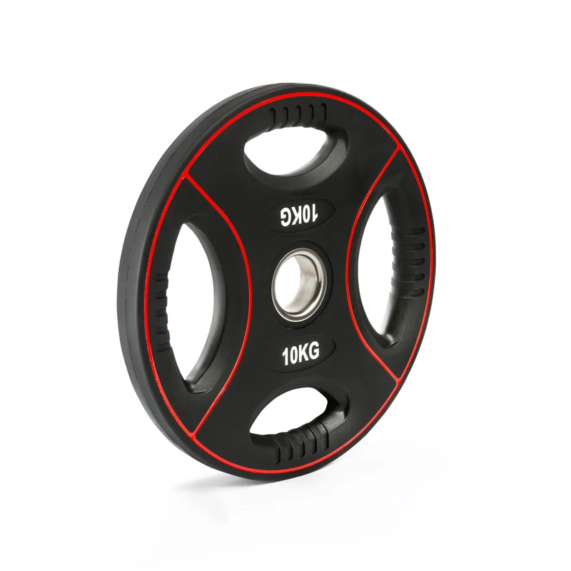 Polyurethan 4 Grip Hantelscheiben 50 mm - 1,25 kg bis 25 kg