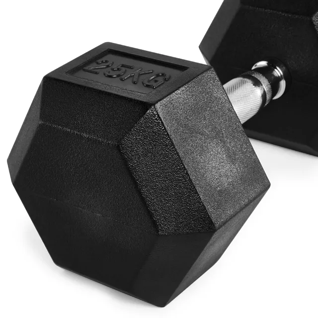 Hex Hanteln Gummi - 1 bis 50 kg