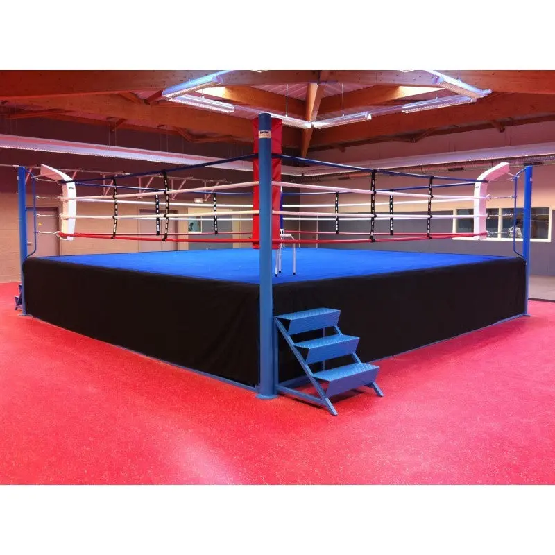 Pro-Wettkampf-Boxring mit 1 m Podium – 6×6 und 7×7 m