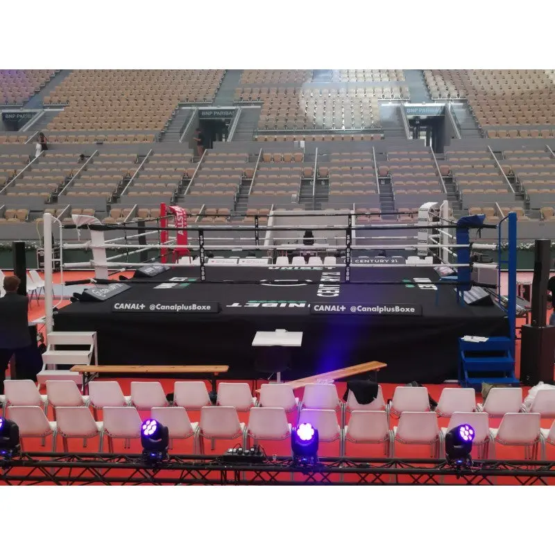 Pro-Wettkampf-Boxring mit 1 m Podium – 6×6 und 7×7 m