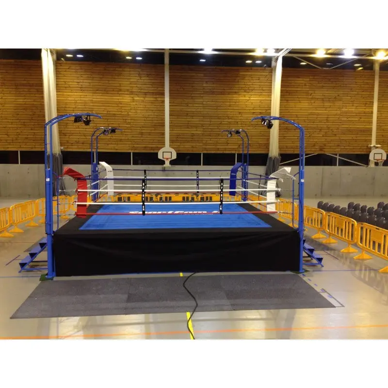 Pro-Wettkampf-Boxring mit 1 m Podium – 6×6 und 7×7 m