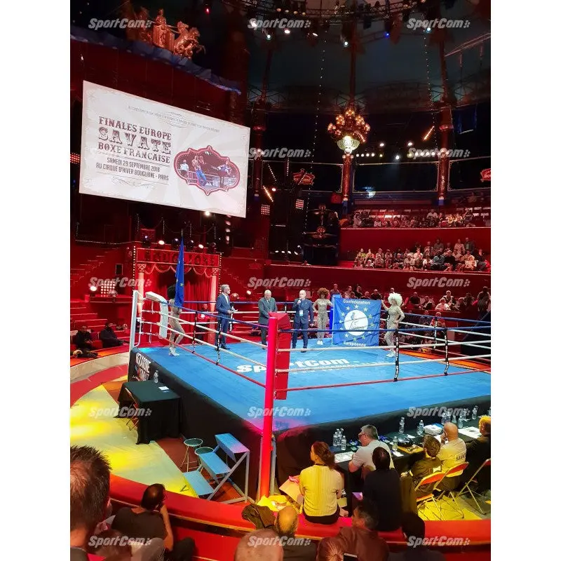 Pro-Wettkampf-Boxring mit 1 m Podium – 6×6 und 7×7 m