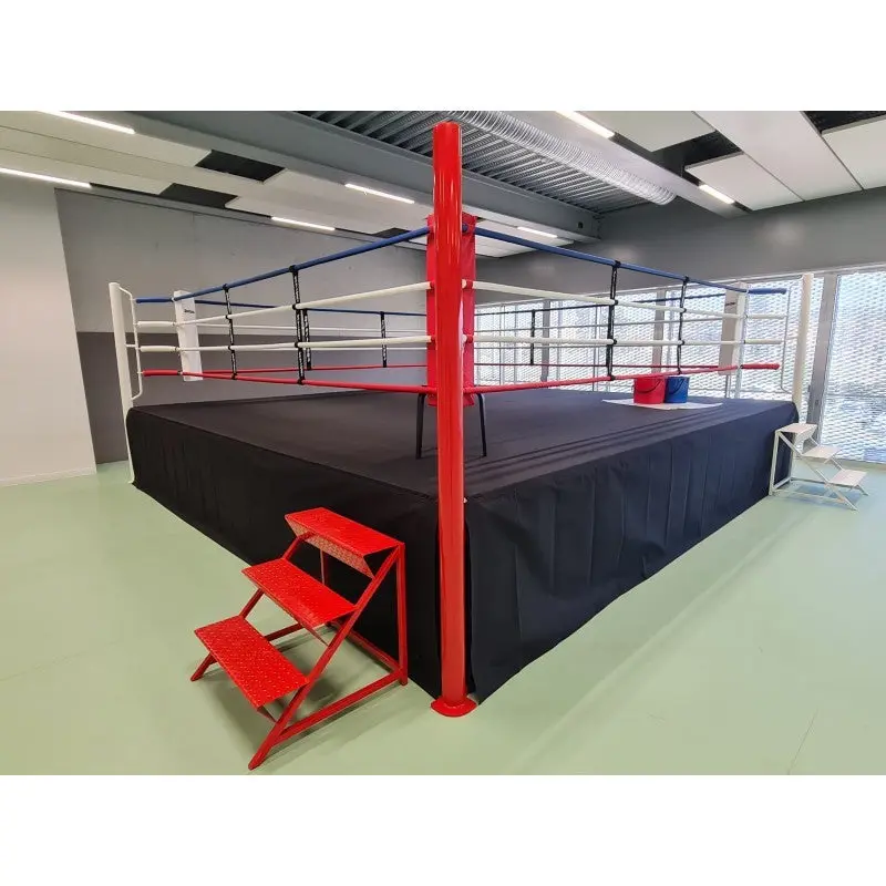 Pro-Wettkampf-Boxring mit 1 m Podium – 6×6 und 7×7 m