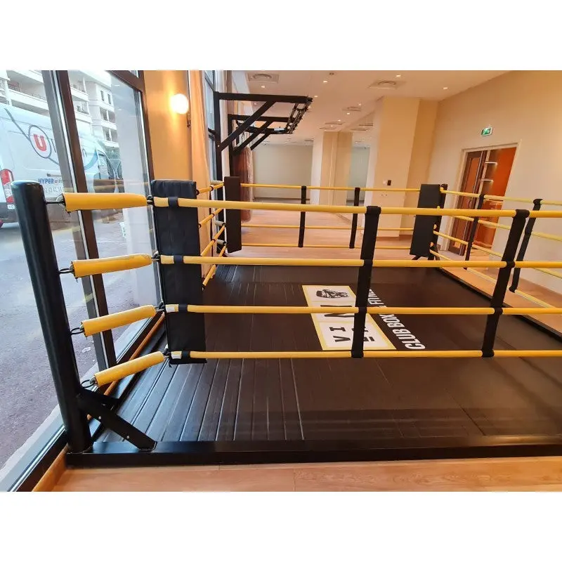 Freistehender Boxring – 4 Seile, 4×4 & 5×5 m, ohne Bodenmontage