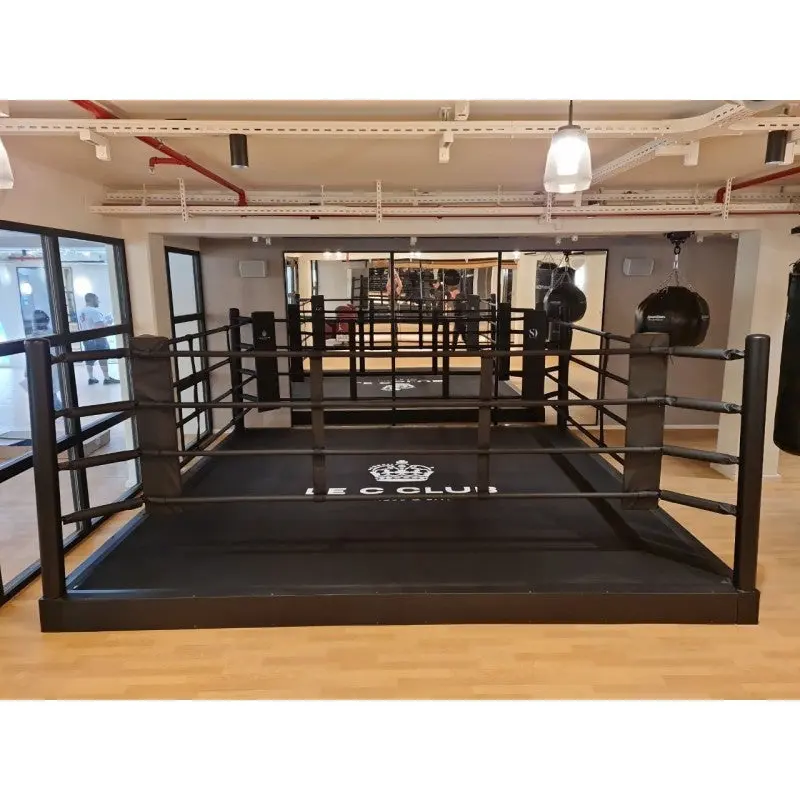 Pro-Trainingsboxring mit 30 cm Podium