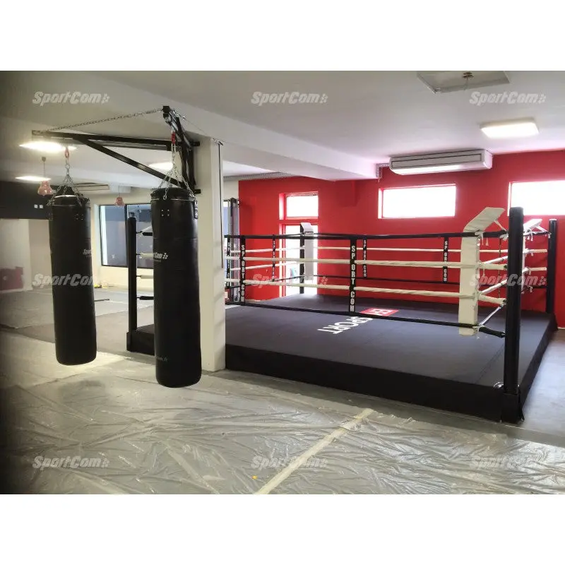Pro-Trainingsboxring mit 30 cm Podium