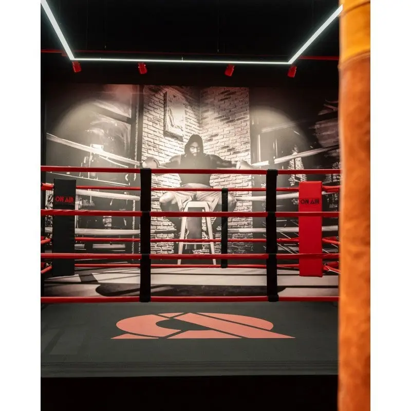 Pro-Trainingsboxring mit 30 cm Podium
