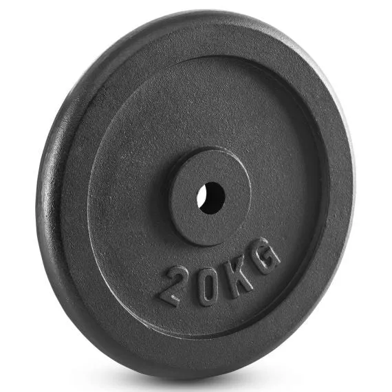 Hantelscheiben Guss 30 mm - schwarz 0,5 bis 20 kg
