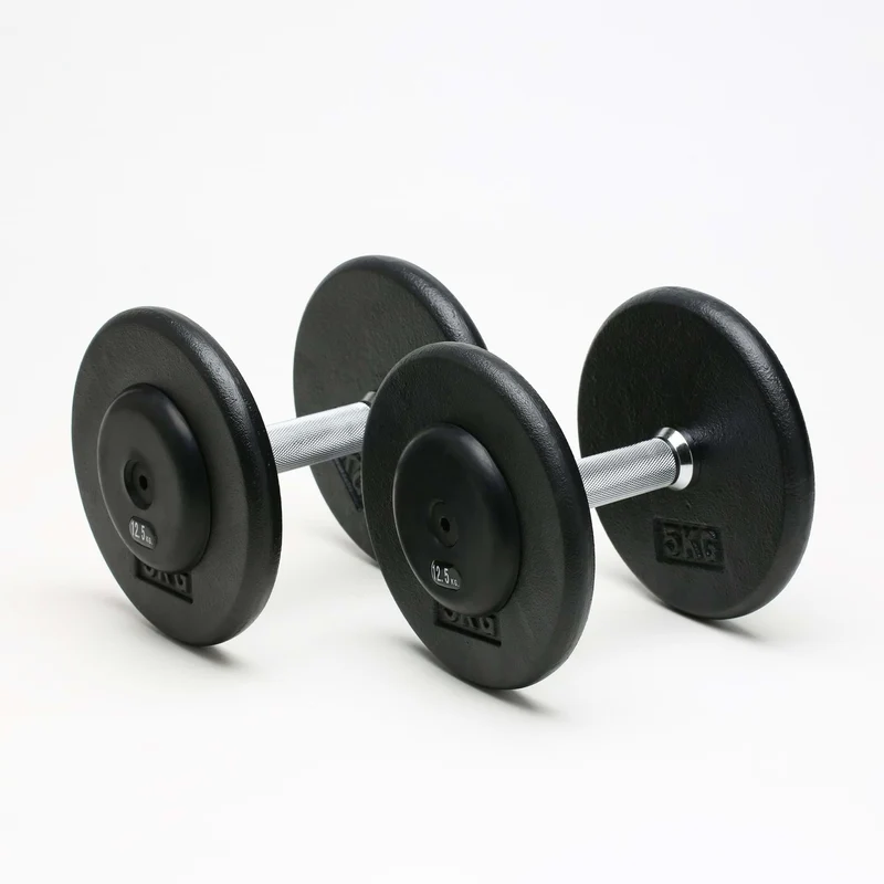 CHD Kompakthanteln Guss - bis 100 kg in 2,5 kg-Steigung - Paarweise