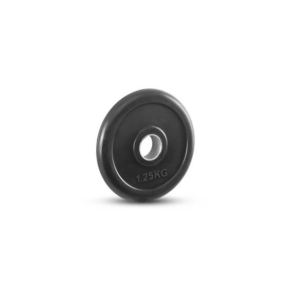 Hantelscheiben Gummi 30 mm - schwarz - 0,5 bis 20 kg