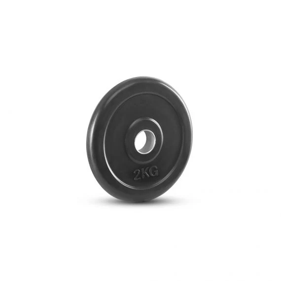 Hantelscheiben Gummi 30 mm - schwarz - 0,5 bis 20 kg