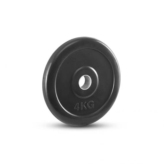 Hantelscheiben Gummi 30 mm - schwarz - 0,5 bis 20 kg