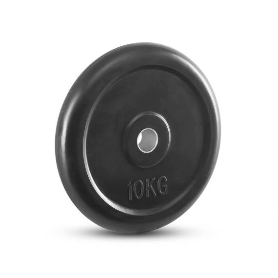 Hantelscheiben Gummi 30 mm - schwarz - 0,5 bis 20 kg