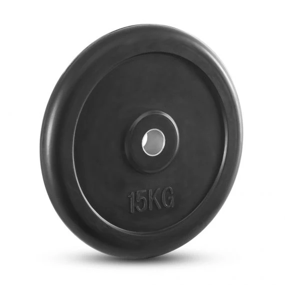 Hantelscheiben Gummi 30 mm - schwarz - 0,5 bis 20 kg