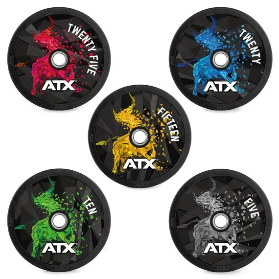 DYO Full Rubber Bumper Plates 5 - 25 kg