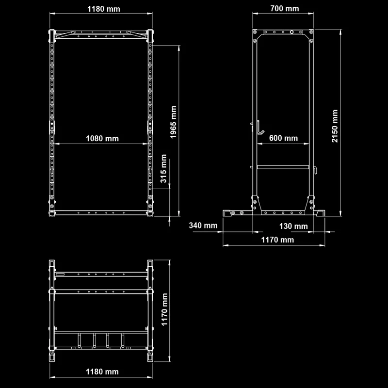 ATX® Power Rack 520 XS - Höhe 215 cm