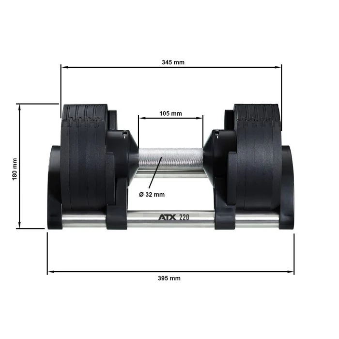 Nüobell® Kompakthanteln 2 - 20 kg