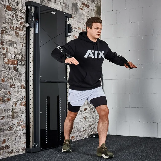 ATX® Duale Wandzugstation - 2 x 60 kg Steckgewichten