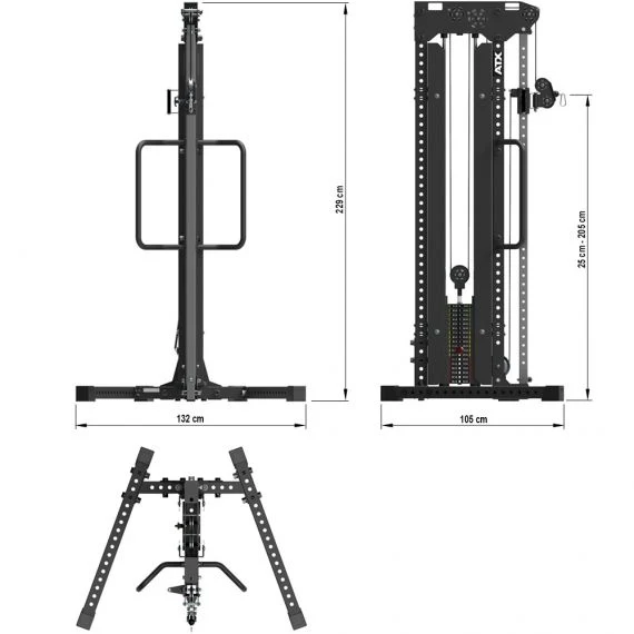 ATX® Cable Pull Tower Kabelzugstation