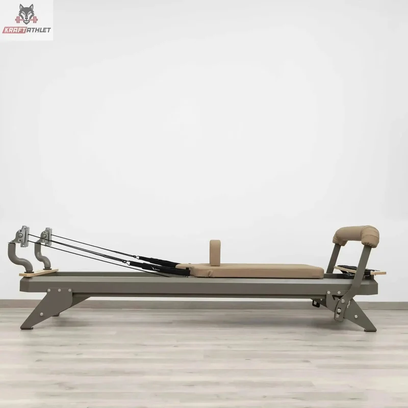 Hegren Reformer TALMA 62 – Premium Studio Reformer (Stahlrahmen, 5-Feder-System, 245 cm)