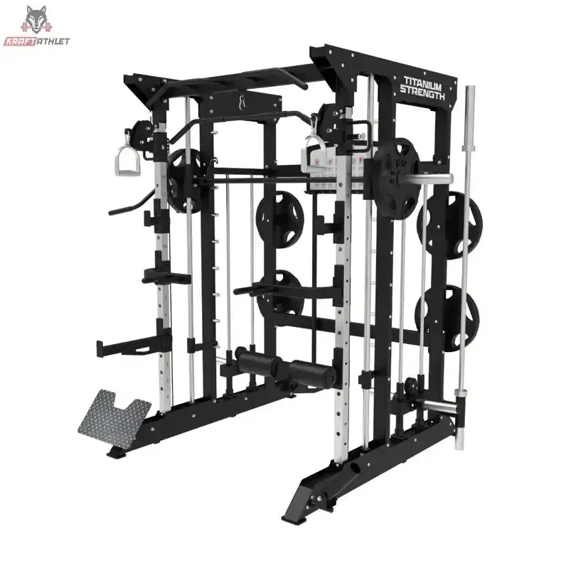 Smith Maschine, Dual Pulleys und Rack B100 V2 Titanium Strength