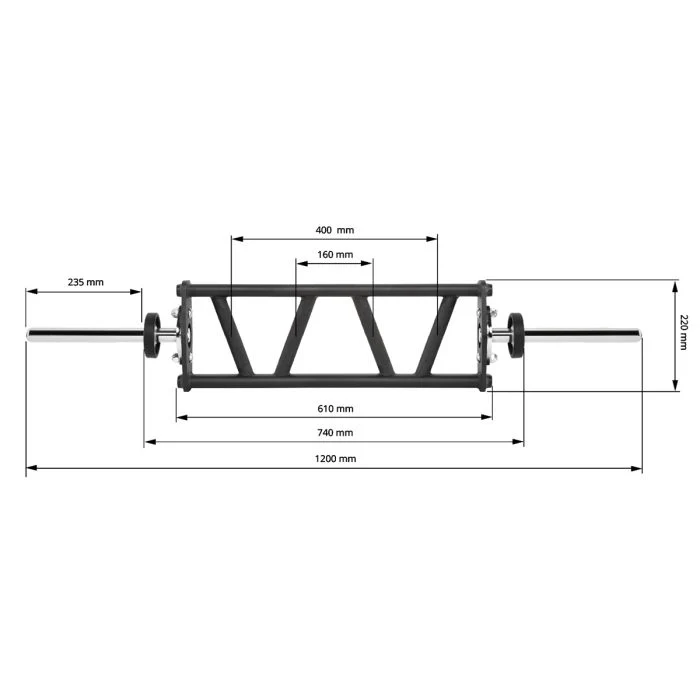 ATX® Short Multi Grip Bar - 30 mm