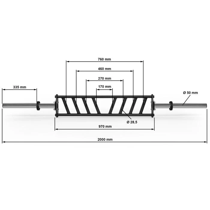 ATX® Multi Grip Bar - Diagonal - 50 mm