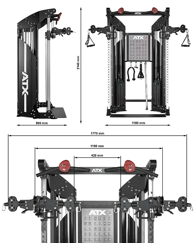 ATX® Dual Pulley – Kabelzugstation Stack Weight