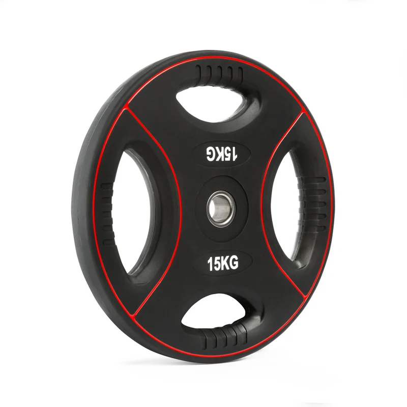 Vorteilspaket Polyurethan 4-Grip Hantelscheiben 30 mm – 125 kg