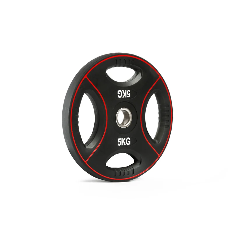 Vorteilspaket Polyurethan 4-Grip Hantelscheiben 30 mm – 125 kg