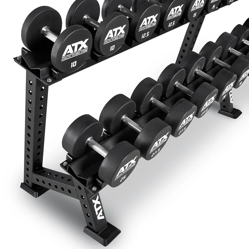 ATX® Kurzhantelablage mit Halbschalen - modular erweiterbar