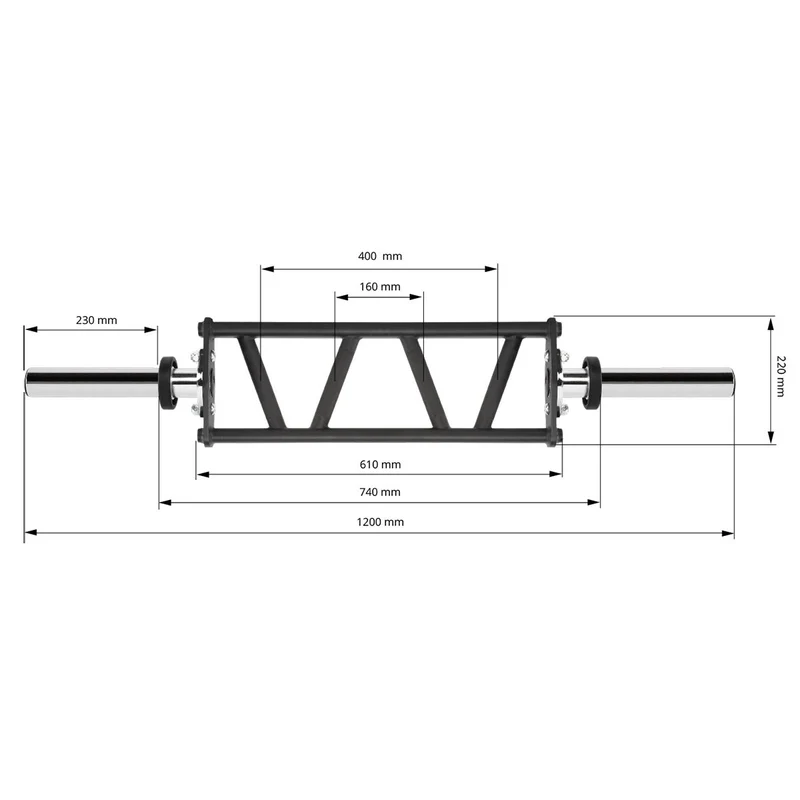 ATX® Short Multi Grip Bar - 50 mm