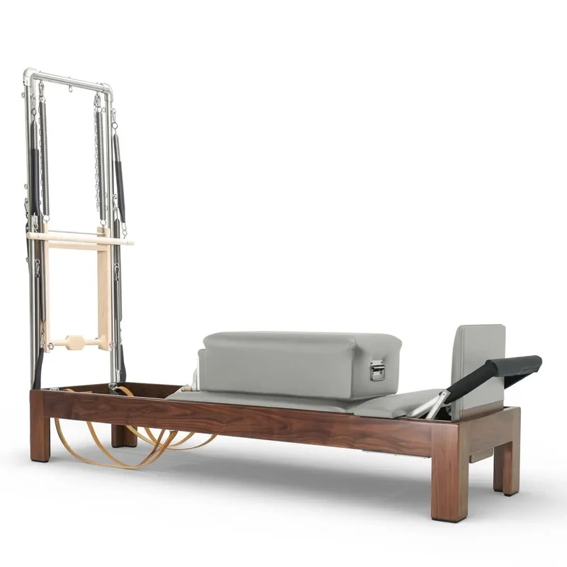 Elina Pilates Classic Reformer Dunkelholz 86" mit Tower