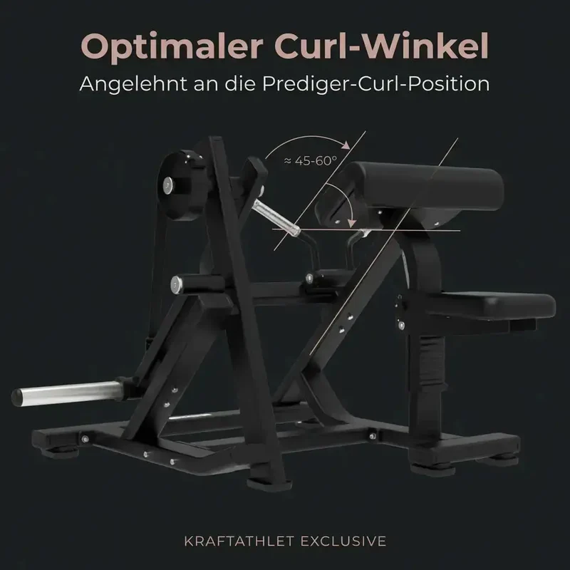 Plate Loaded Bicep Curl Titanium Strength Elite Series