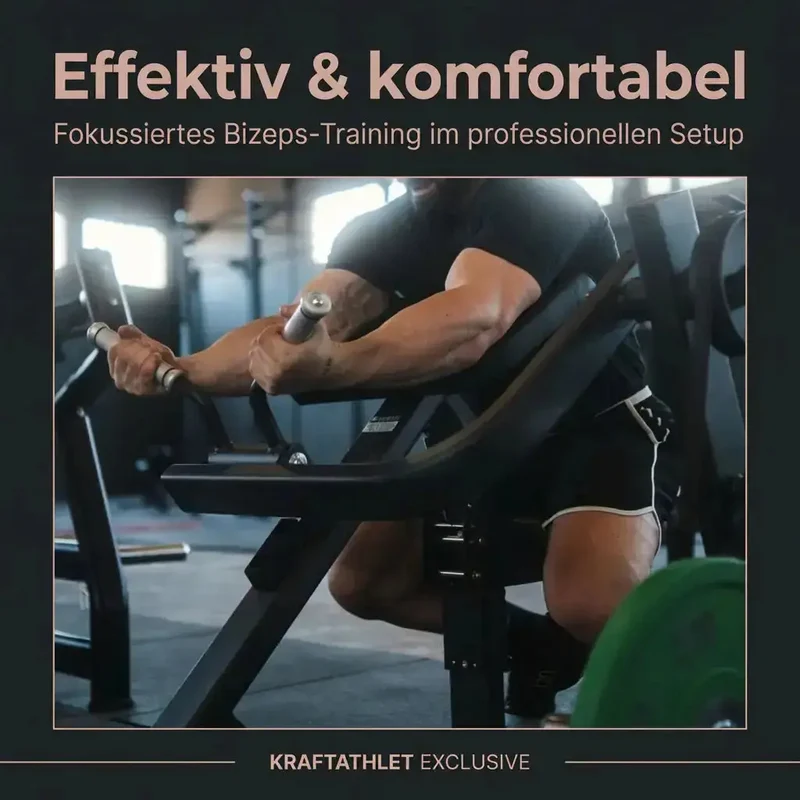 Plate Loaded Bicep Curl Titanium Strength Elite Series