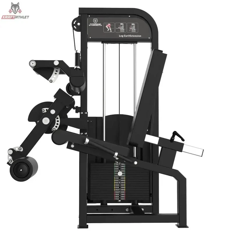 Dual Beinbeuger Sitzend & Beinstrecker Premium Titanium Strength Elite Series