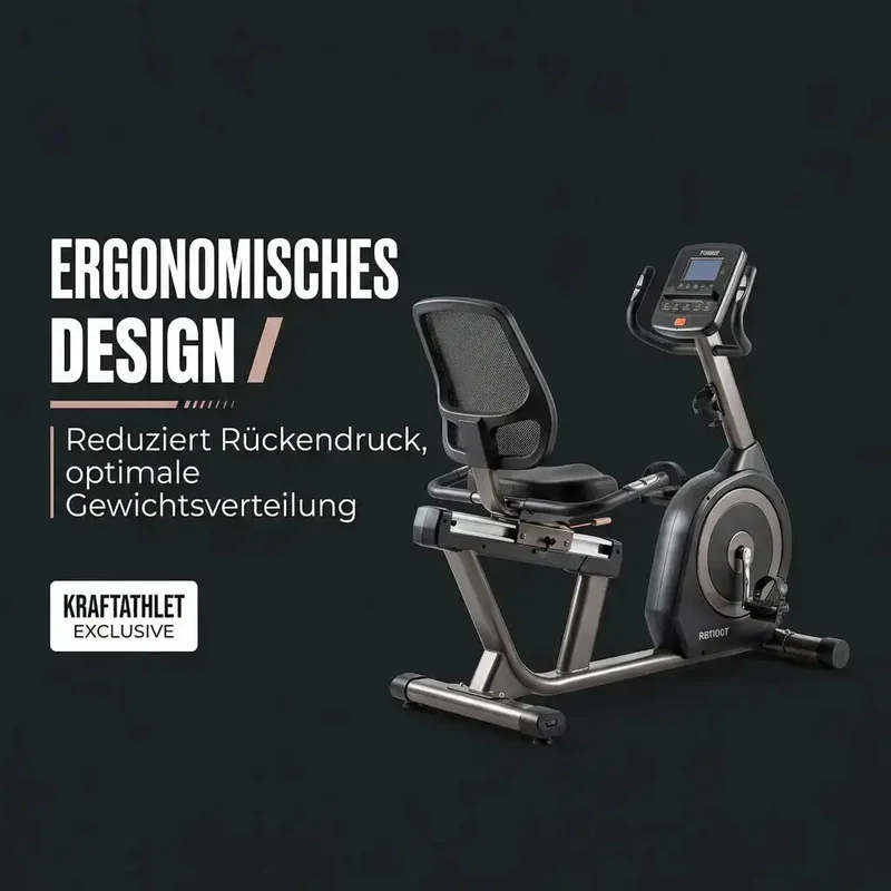 Titanium Strength RB1100T – Professionelles Liegefahrrad mit Touchscreen & Magnetwiderstand