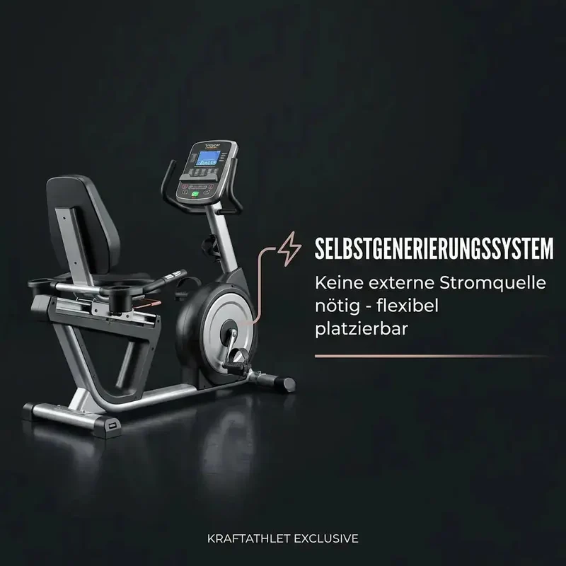 Titanium Strength RB1100T – Professionelles Liegefahrrad mit Touchscreen & Magnetwiderstand
