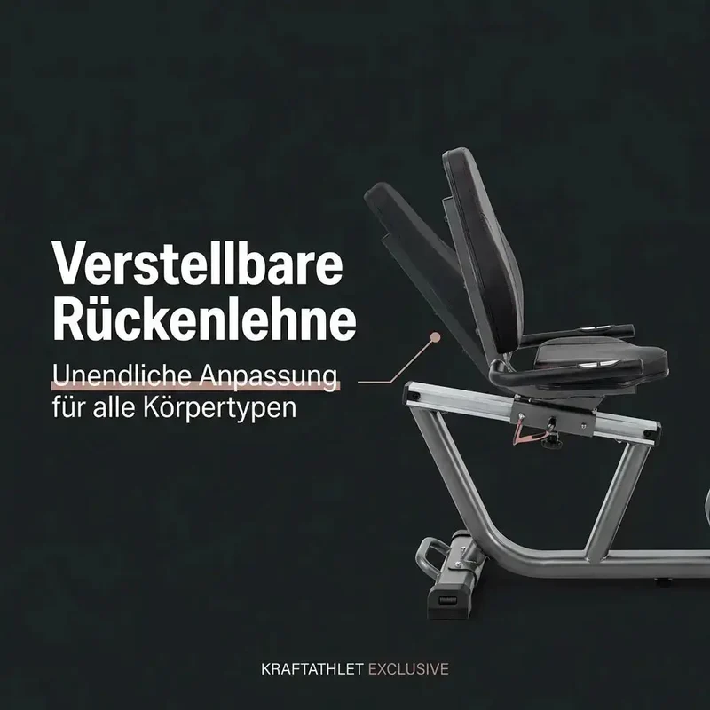Titanium Strength RB1100T – Professionelles Liegefahrrad mit Touchscreen & Magnetwiderstand
