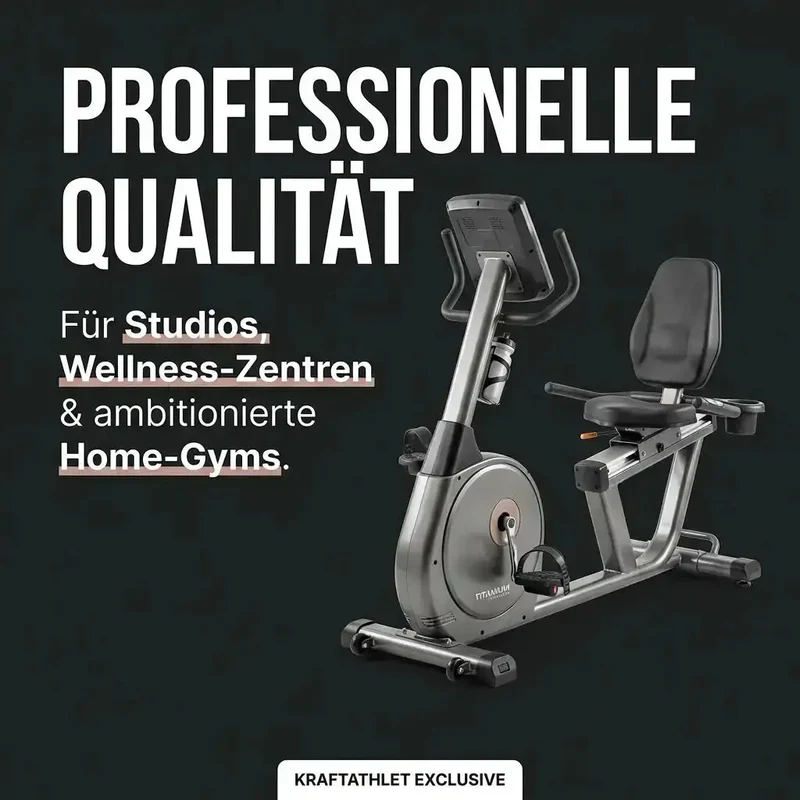 Titanium Strength RB1100T – Professionelles Liegefahrrad mit Touchscreen & Magnetwiderstand