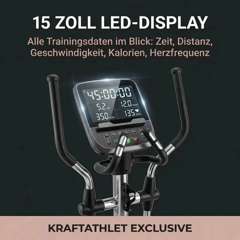 Elliptisches Profi-Fahrrad CT1100 By Shua Pro Series