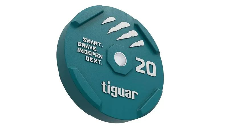 tiguar Rubber Bumper Plate 20 kg