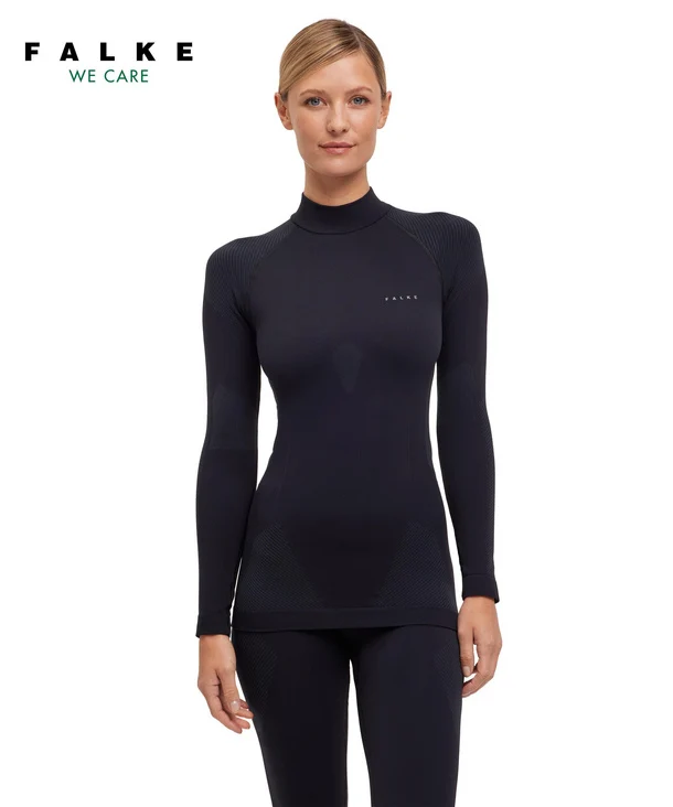 Lady Longsleeved Turtleneck Shirt Tight Fit Warm