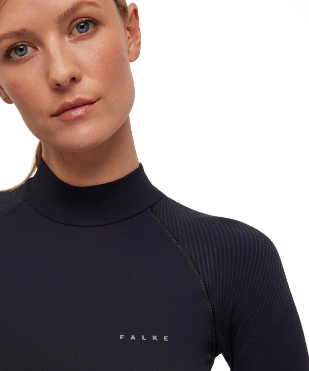 Lady Longsleeved Turtleneck Shirt Tight Fit Warm