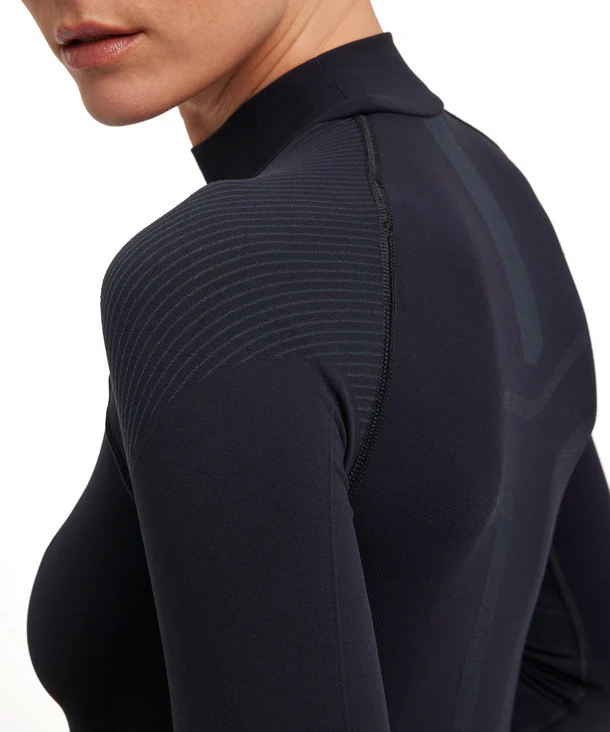 Lady Longsleeved Turtleneck Shirt Tight Fit Warm