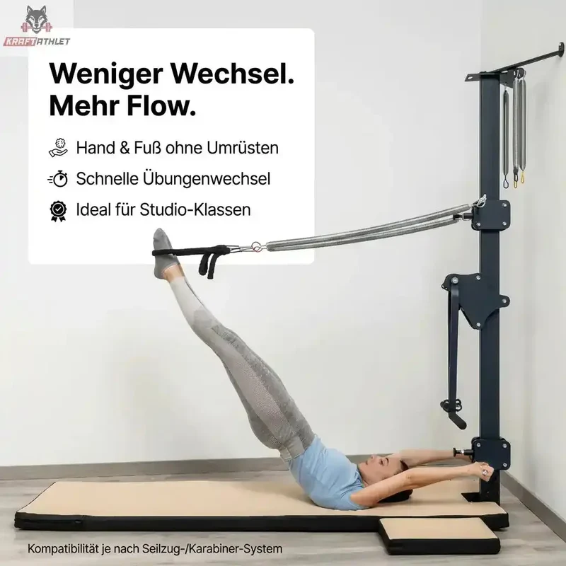 Hegren Double Loop Ropes – Handgewebte Pilates Griffe