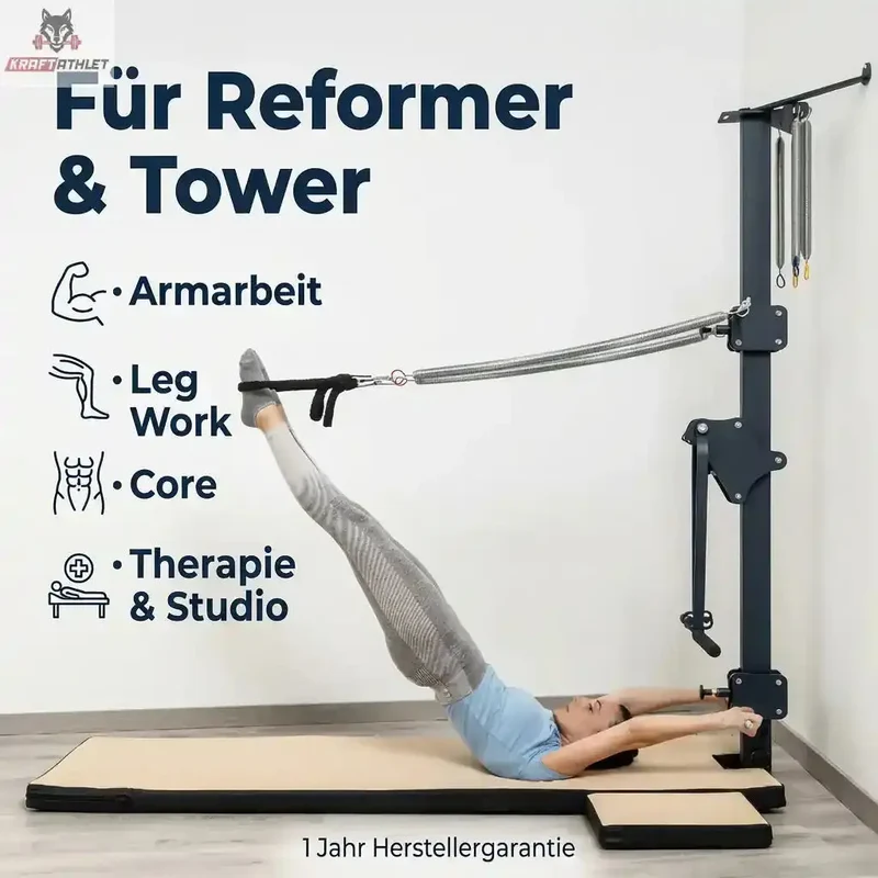 Hegren Double Loop Ropes – Handgewebte Pilates Griffe