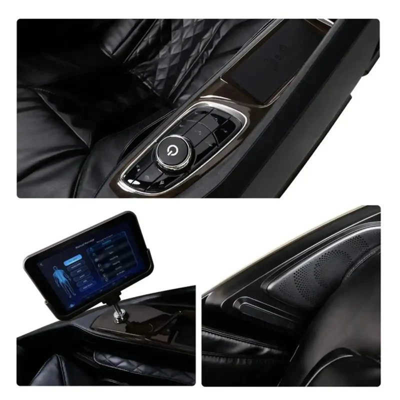 NAIPO Model L Space Capsule Massagesessel – 4D Pro, 121 cm S+L-Schiene, 24 Programme