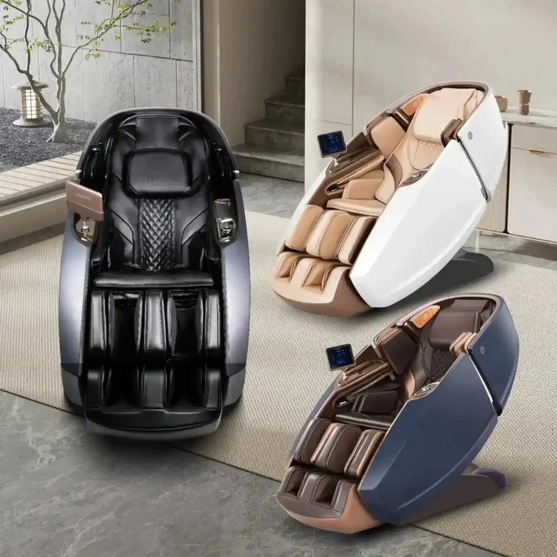 NAIPO Model L Space Capsule Massagesessel – 4D Pro, 121 cm S+L-Schiene, 24 Programme