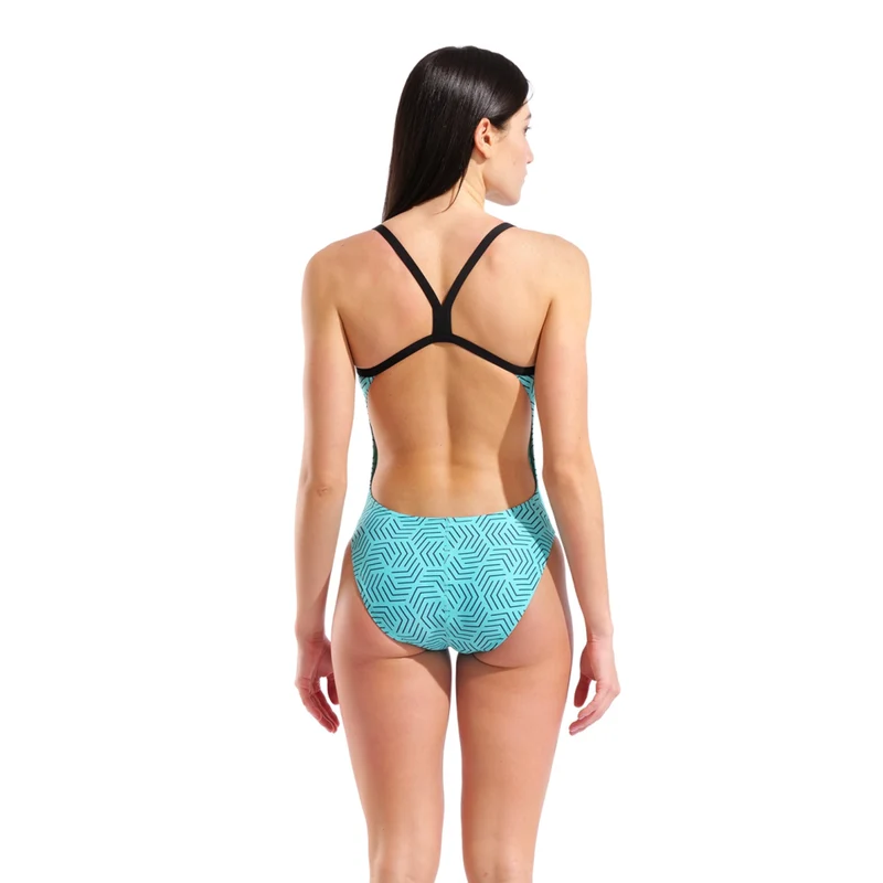 W Arena Allover Swimsuit Challenge Back